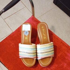 Unisa Women's Multicolor Slide Sandals